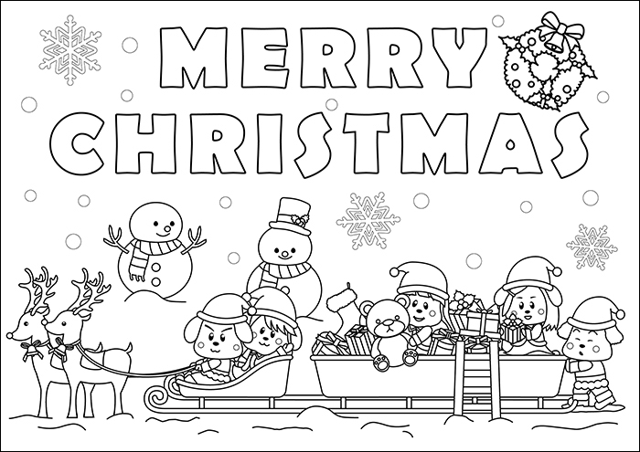 【スタッフblog】ダウンロード素材クリスマスの塗り絵、ガーランドございます！ | ポプコレ公式サイト